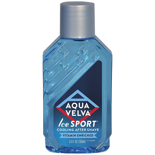 Aqua Velva Ice Sport enfriamiento después del afeitado 3.50 oz, Paquete con 2