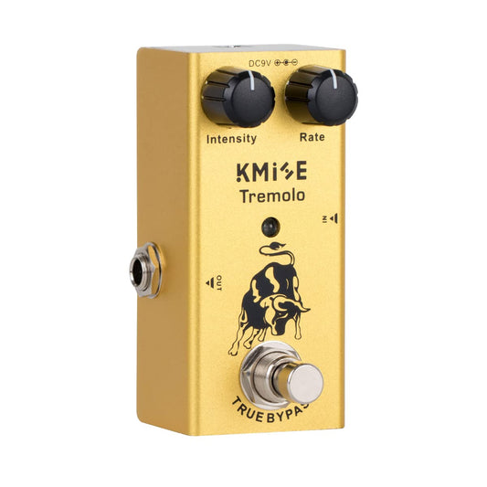lotmusic Pedal de efectos de guitarra eléctrica Mini tipo único DC 9V True Bypass (Tremolo)