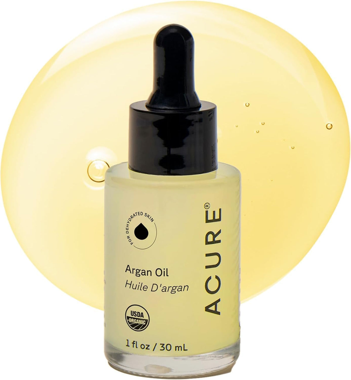 Acure Aceite de argán orgánico marroquí de rápida absorción para piel y cabello 30ml
