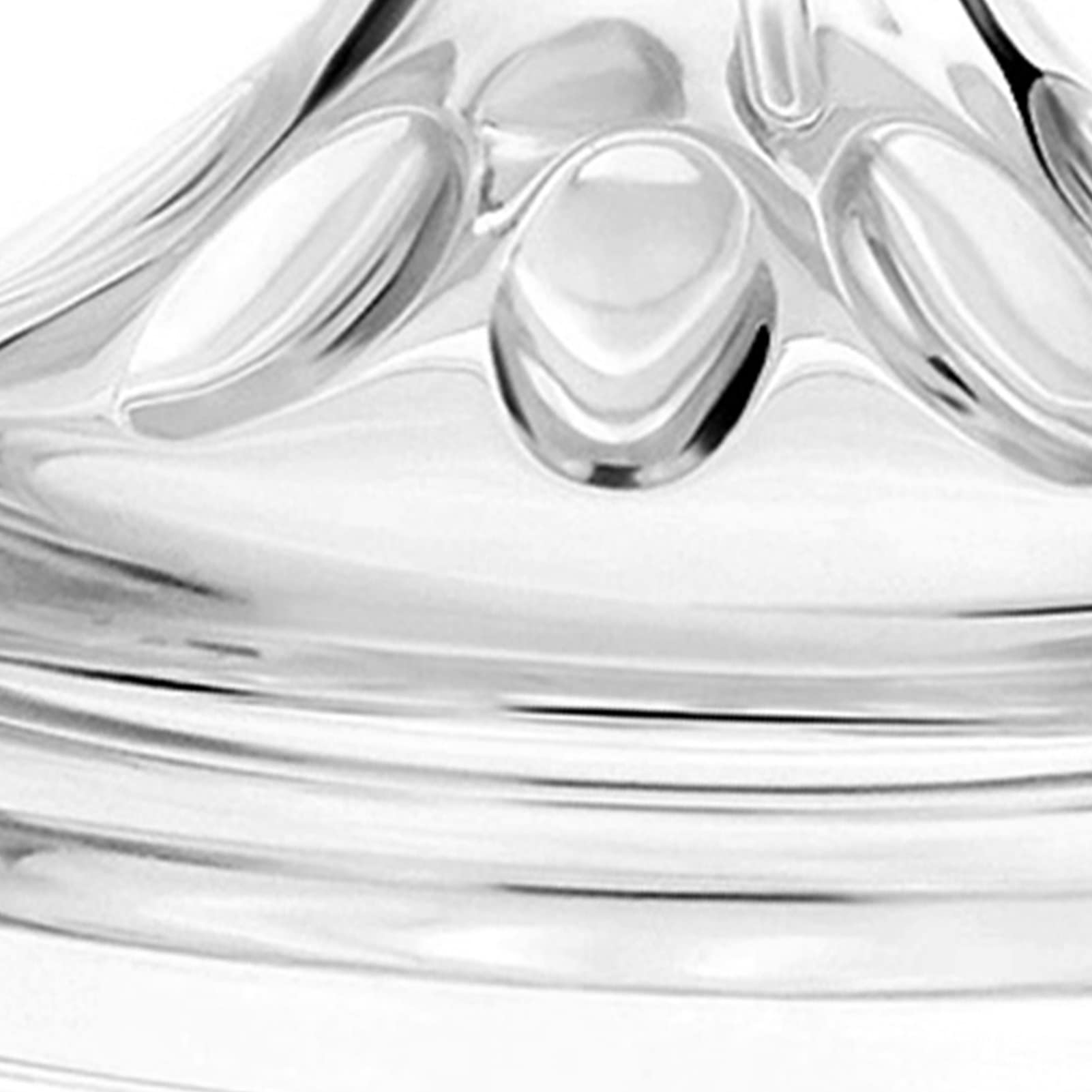 Tetinas de Biberón Silicona Transparente Equilibradas para Bebés de 6 a 12 Meses