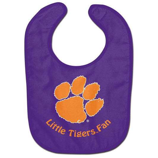 Babero WinCraft NCAA Clemson University Naranja para Bebé