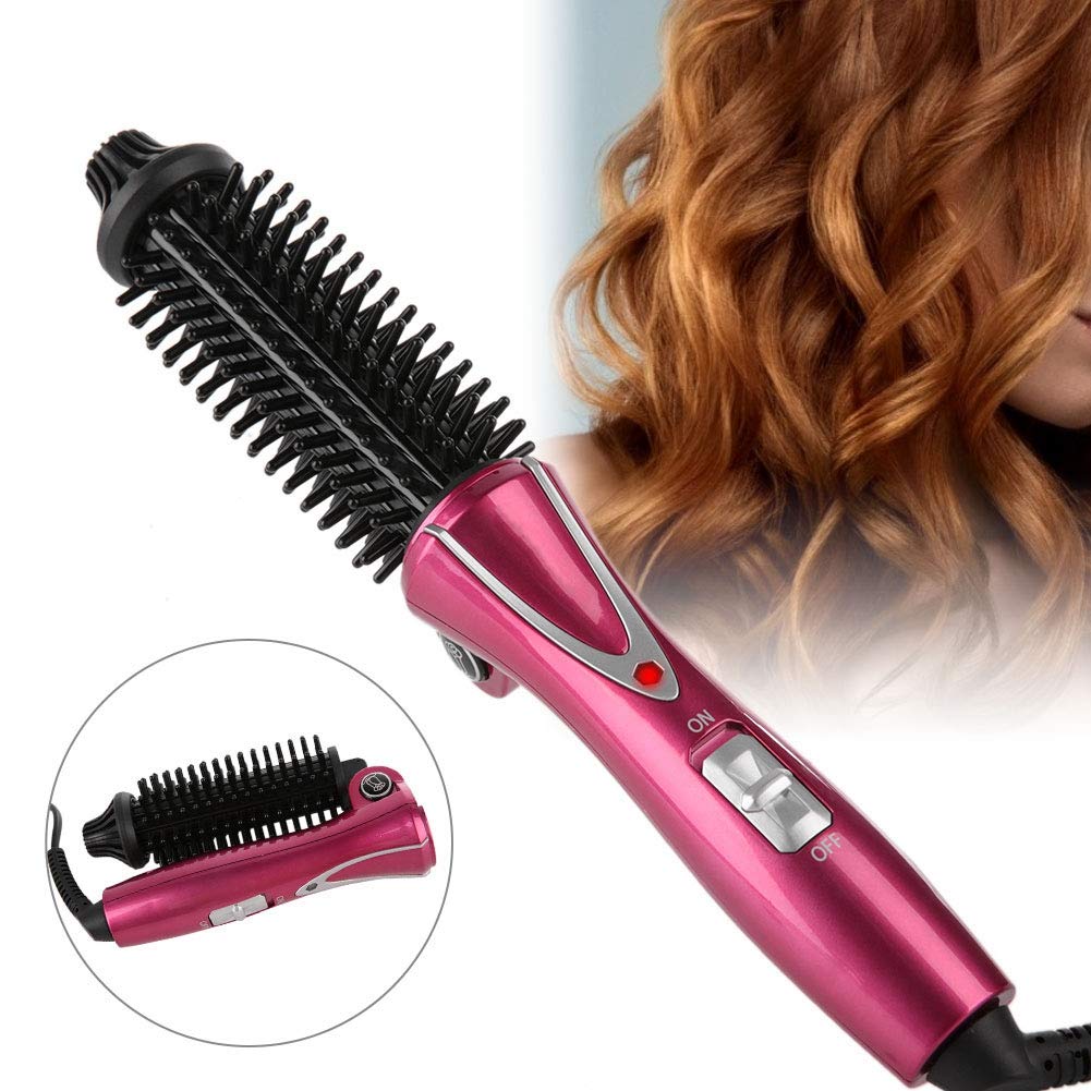 Peine Rizador de Pelo Brrnoo Eléctrico Antiarrugas Plegable para Hogar y Salón