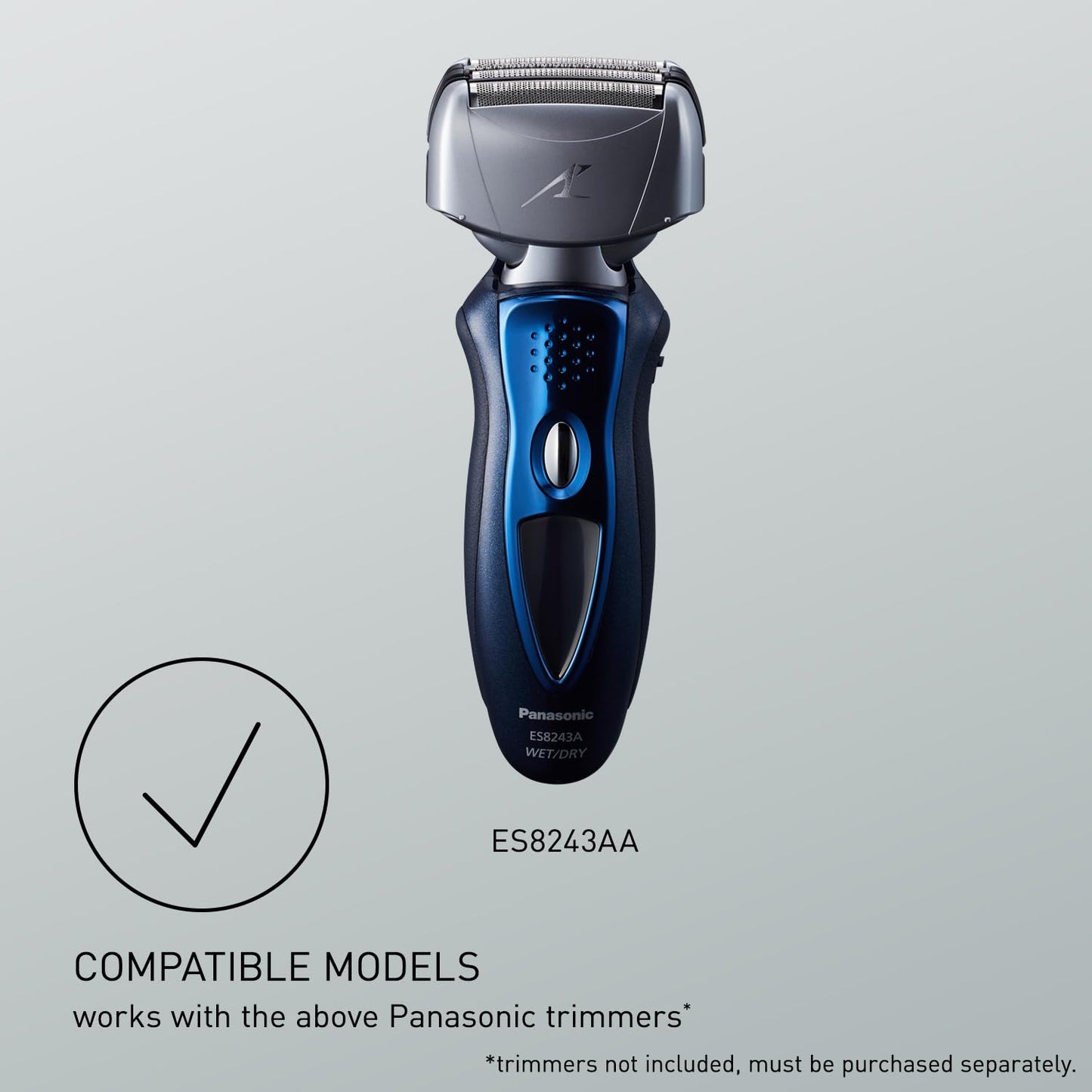 Panasonic WES9020PC Cuchilla de afeitar eléctrica de repuesto para cuchilla interior y lámina exterior Set para hombres
