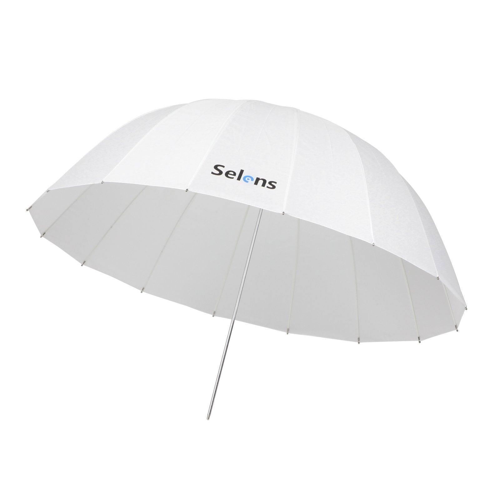 Selens 41 Inch / 104cm 16 Varillas Pro Translúcido Paraguas Difusor Reflectante Iluminación Parabólico con Fibra de Vidrio Costilla Fotografía Estudio Fotográfico, 15 Inch Profundidad Blanco Suave