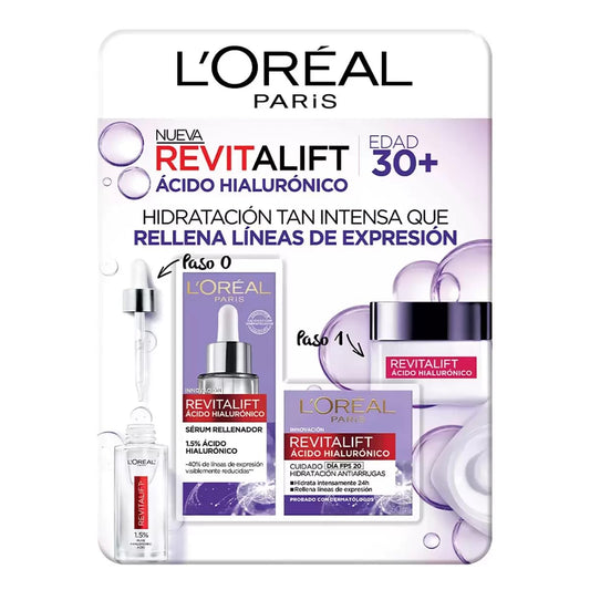 L'Oreal Paris, Revitalift, Ácido Hialurónico, 2 Pack.