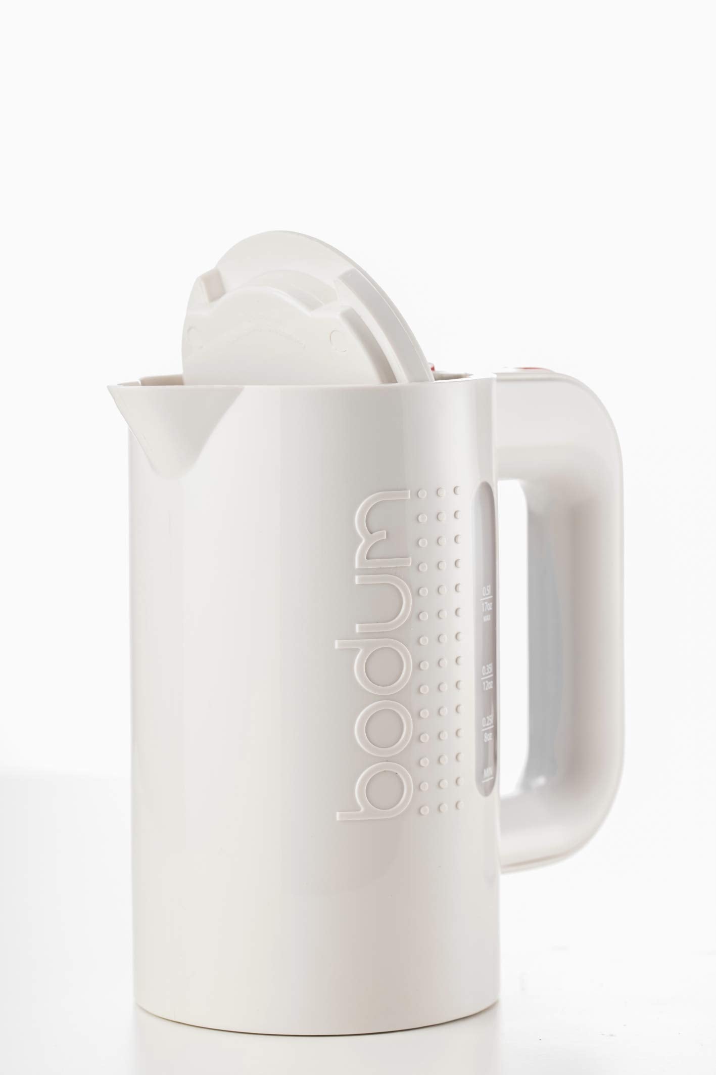 Bodum 11452-01US Hervidor de agua eléctrico, 1 litro , Blanco, 1