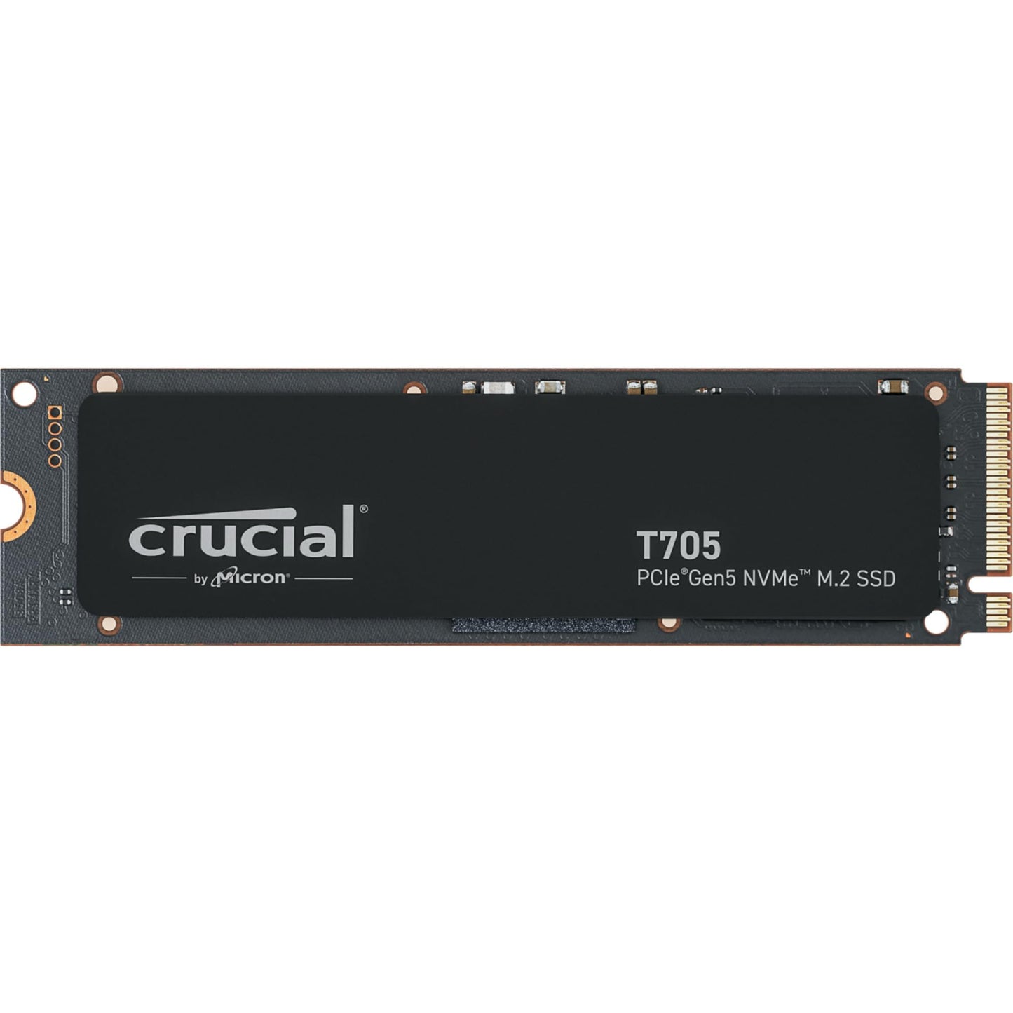 Crucial T705 2TB PCIe Gen5 NVMe M.2 SSD - hasta 14.500 MB/s - Listo para Juegos - Unidad Interna de Estado sólido (PC) - +1mo Adobe CC - CT2000T705SSD3