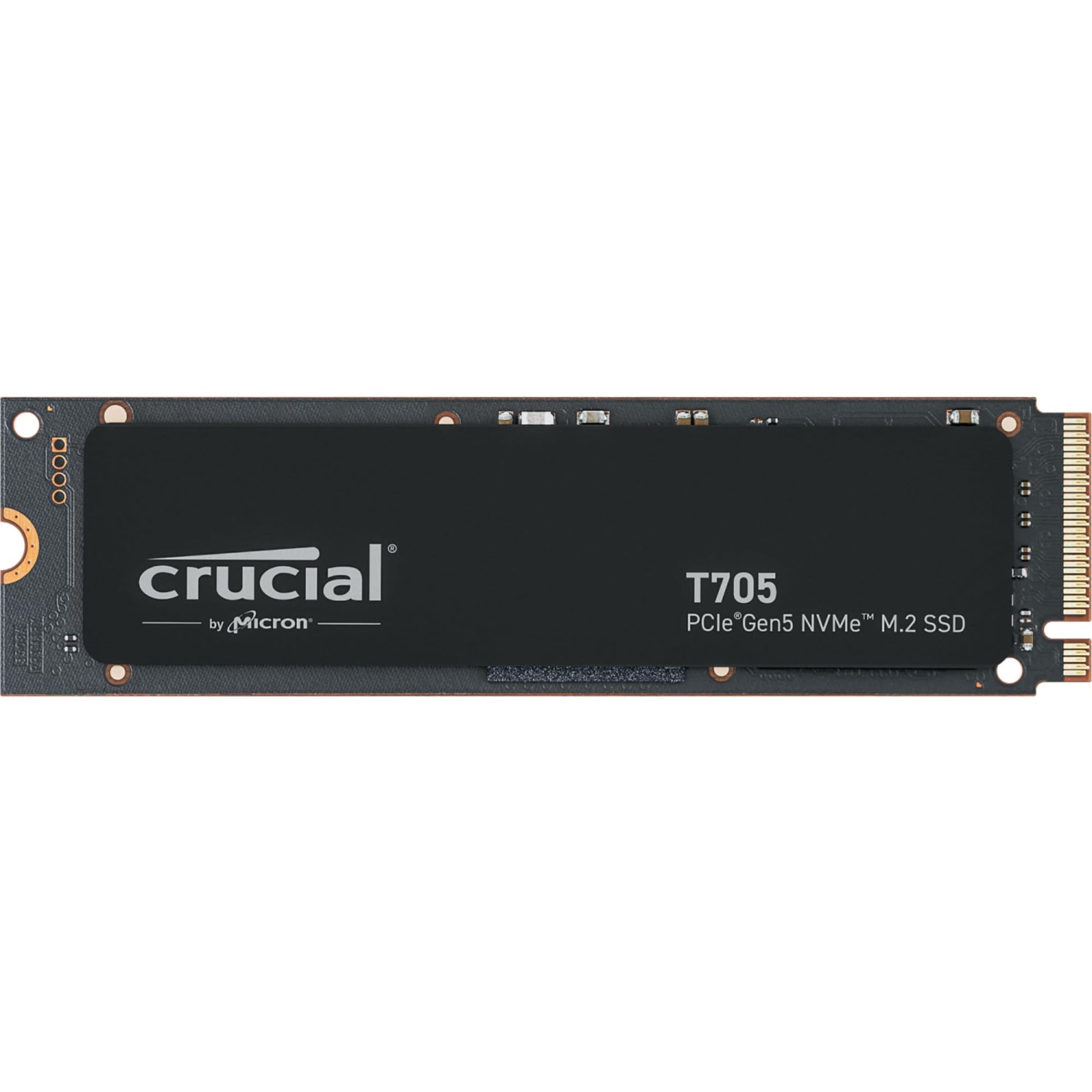 Crucial T705 2TB PCIe Gen5 NVMe M.2 SSD - hasta 14.500 MB/s - Listo para Juegos - Unidad Interna de Estado sólido (PC) - +1mo Adobe CC - CT2000T705SSD3