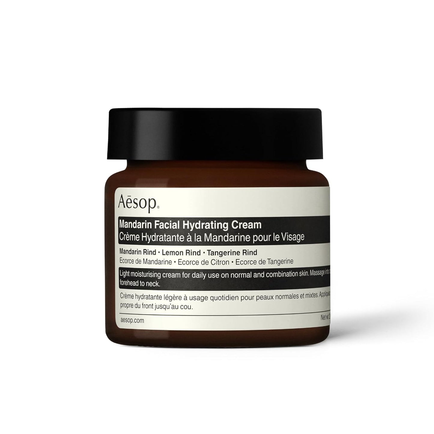 Crema Hidratante Facial de Mandarina Aesop 2.1 Oz - Nutrición y Frescura para tu Piel