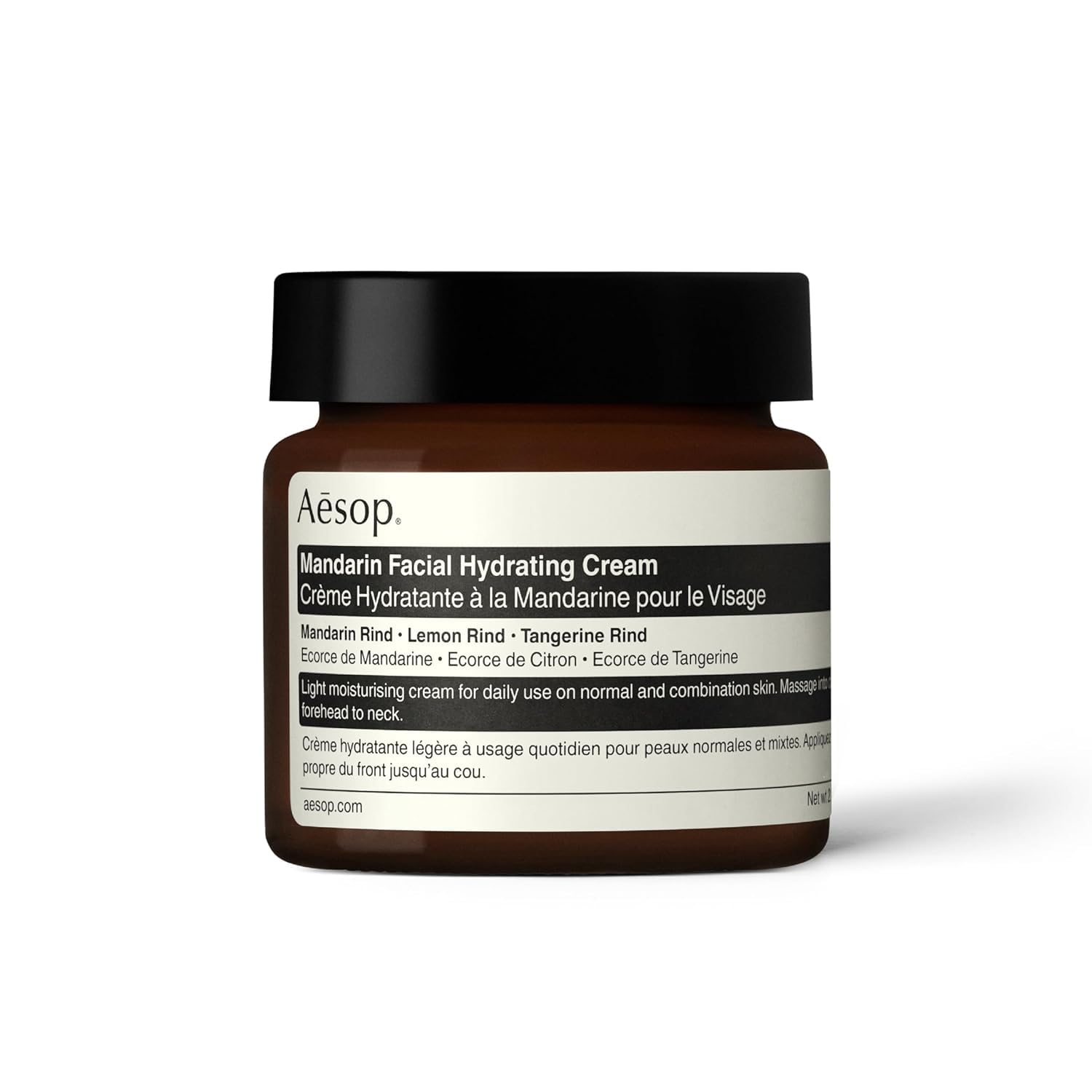 Crema Hidratante Facial de Mandarina Aesop 2.1 Oz - Nutrición y Frescura para tu Piel