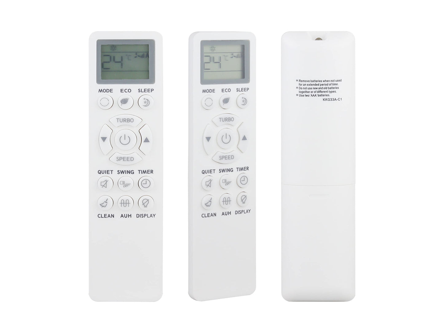 CONTROL EXPERT Control Remoto Mirage Minisplit Aire Acondicionado Modelos NEX UVC Inverter