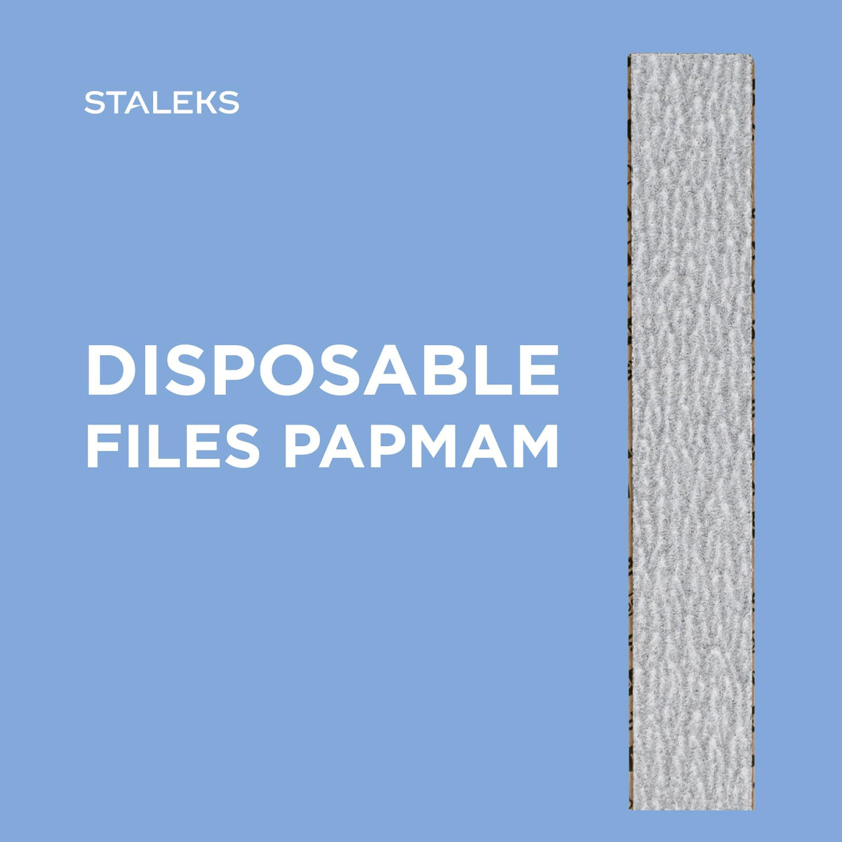 Staleks Limas De Uñas Desechables Pro Smart 22 Papmam (Grano 150, 50 Unidades) – Fundas Abrasivas De Espuma Suave Sin Pegamento Con Óxido De Aluminio Para El Acabado De Uñas Artificiales