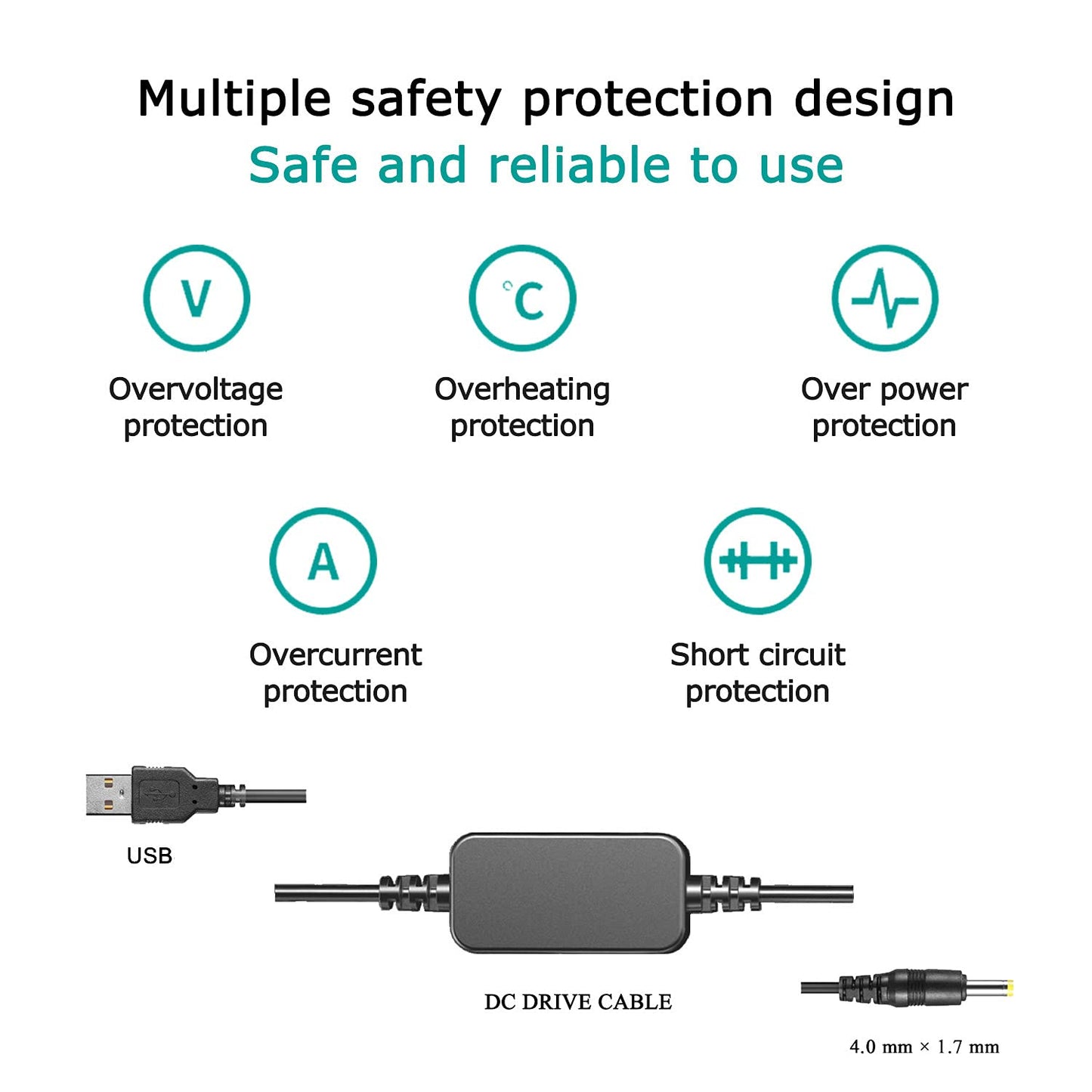 Raeisusp 5V Cable USB + DR-110 Acoplador NB-13l NB13L Batería Analógica para Canon G7X Mark II G1X G7X MII G5X G9X SX720