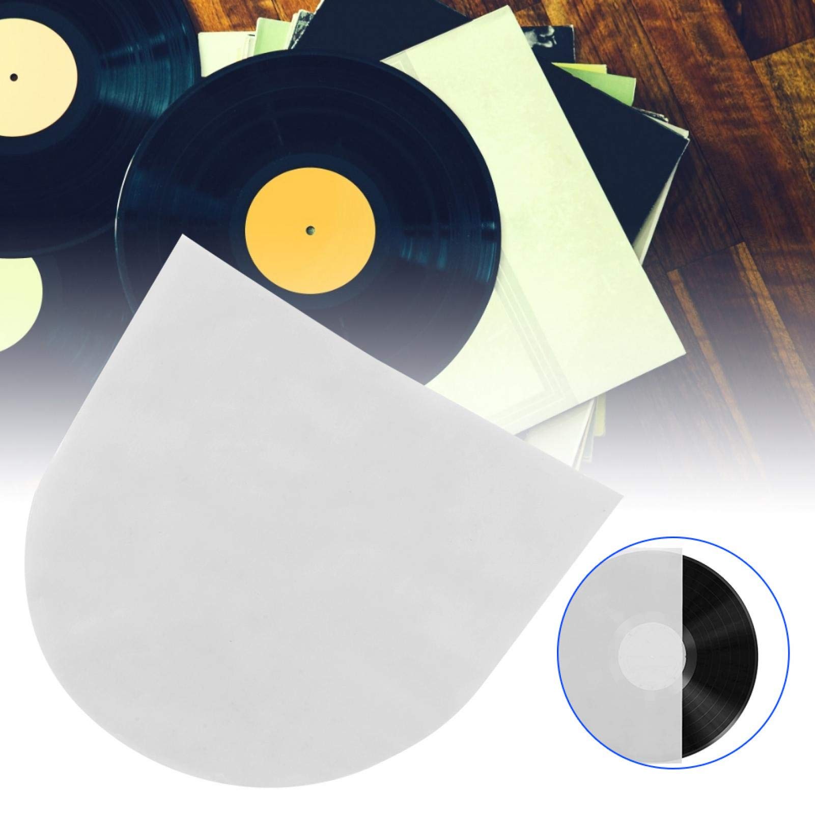 Fundas Exteriores para Discos de Vinilo LP Resistente al Desgaste Antiestático para Discos de 7 Pulgadas