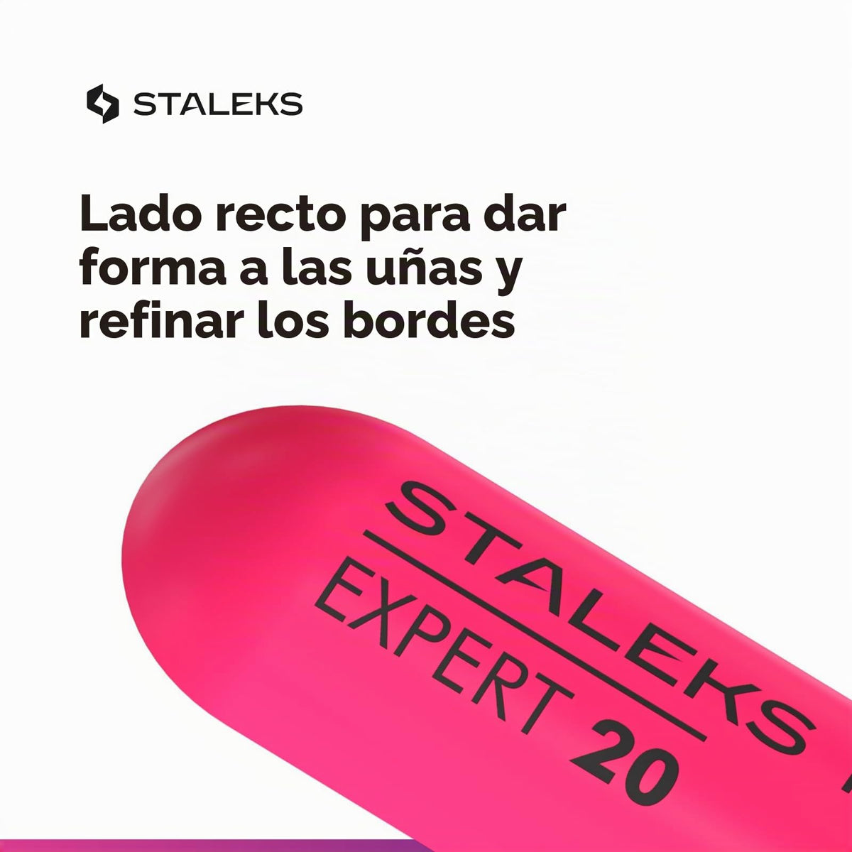 Stalkes SPBE-20 Pro Expert Recto Acrílico Robusto Higiénico Diseño Atractivo 20 mm