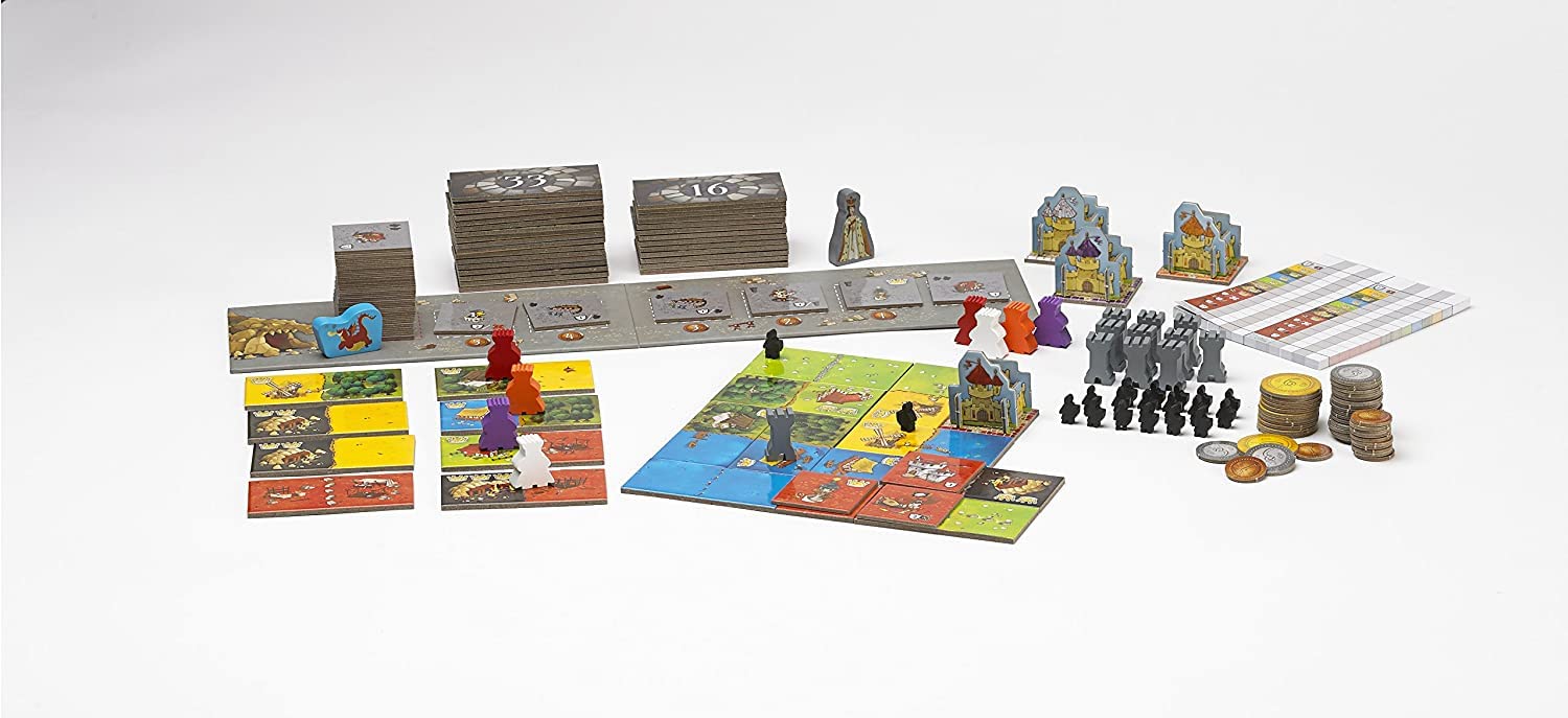 Juego de Estrategia Queendomino por Kingdomino Azul para Toda la Familia