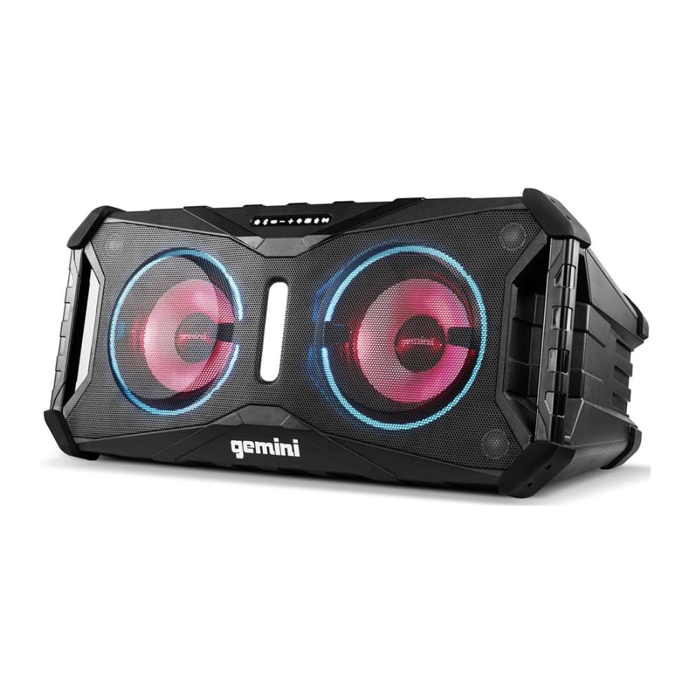 Gemini Sound SOSP-8BLK Soundsplash Recargable Impermeable inalámbrico 420 W Potencia máxima Flotante Altavoz Fiesta