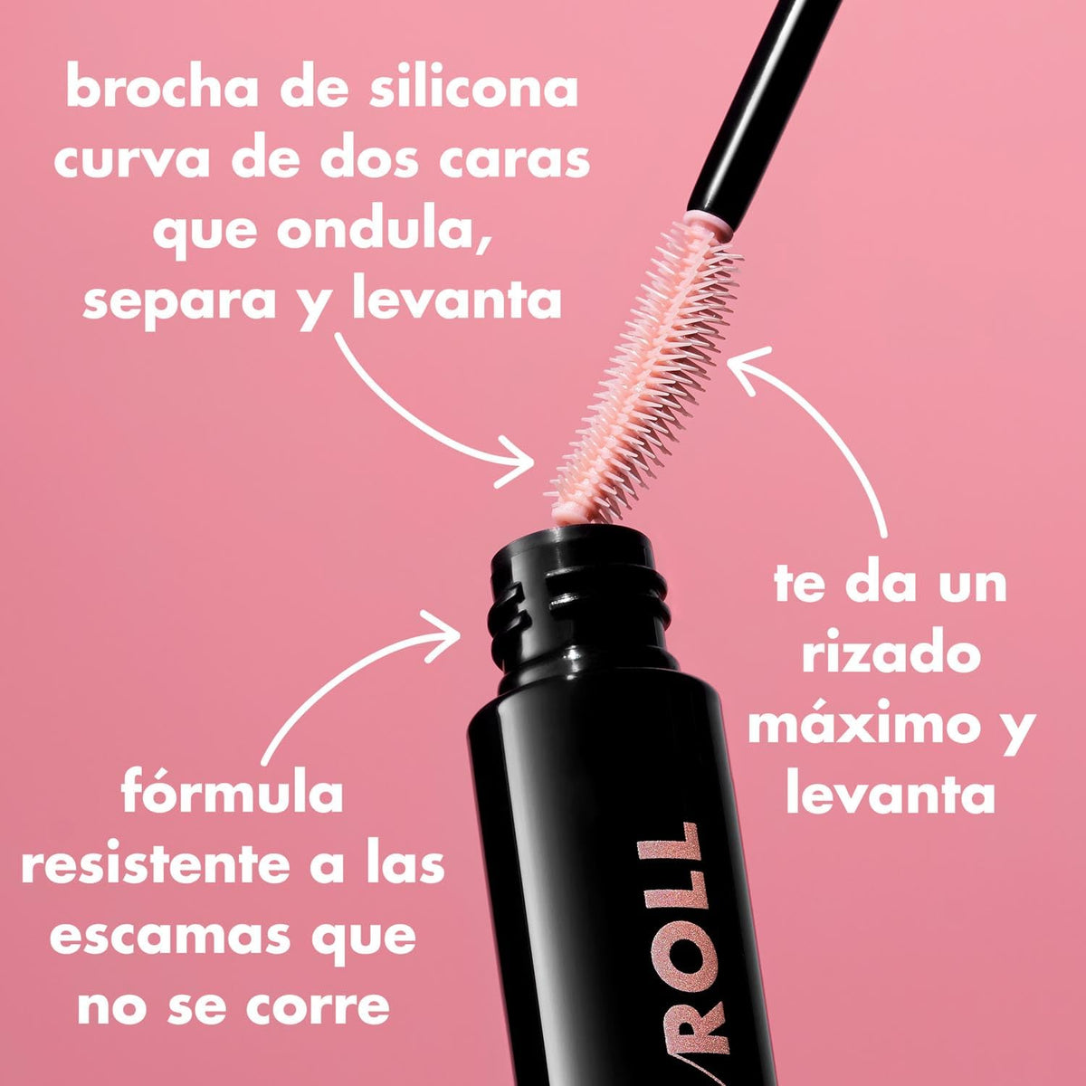 e.l.f. Cosmetics Lash 'N Roll Máscara de Pestañas Rizadora Black Negro