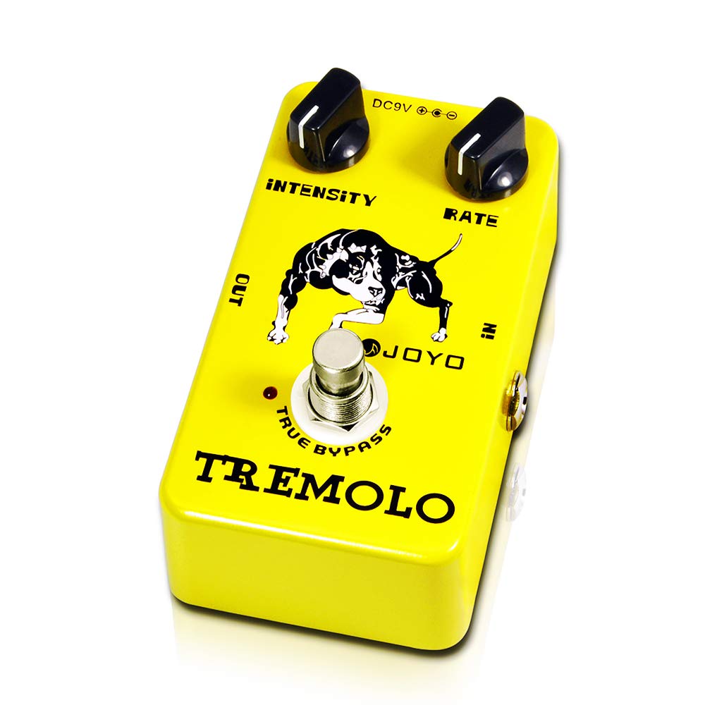 JOYO Tremolo Effect Pedal Amado Viejo Amps Fotoeléctrico Tubo de circuito Tremolo para Efecto Guitarra Eléctrico - True Bypass (JF-09)