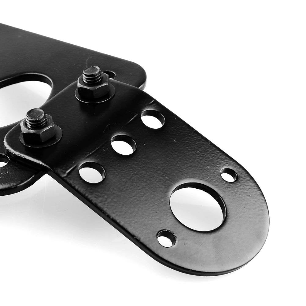 Soporte de Placa de Matrícula Tbest Hayabusa Negro Montaje Lateral para Motocicleta