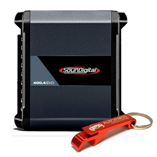 Amplificador SounDigital 400W 4 Canales