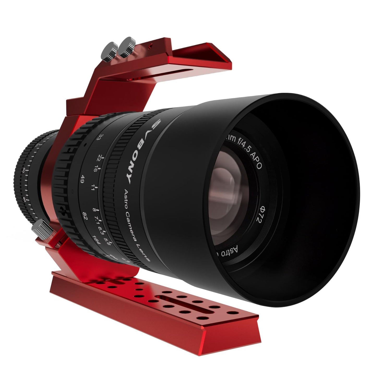 SVBONY SV555 Telescopio de enfoque de precisión sin compromisos Telescopio Astrofotografía 54 mm APO Refractor SLR Lente de cámara SLR 44 mm Pantalla Completa F4.5 a F22 Apertura variable para