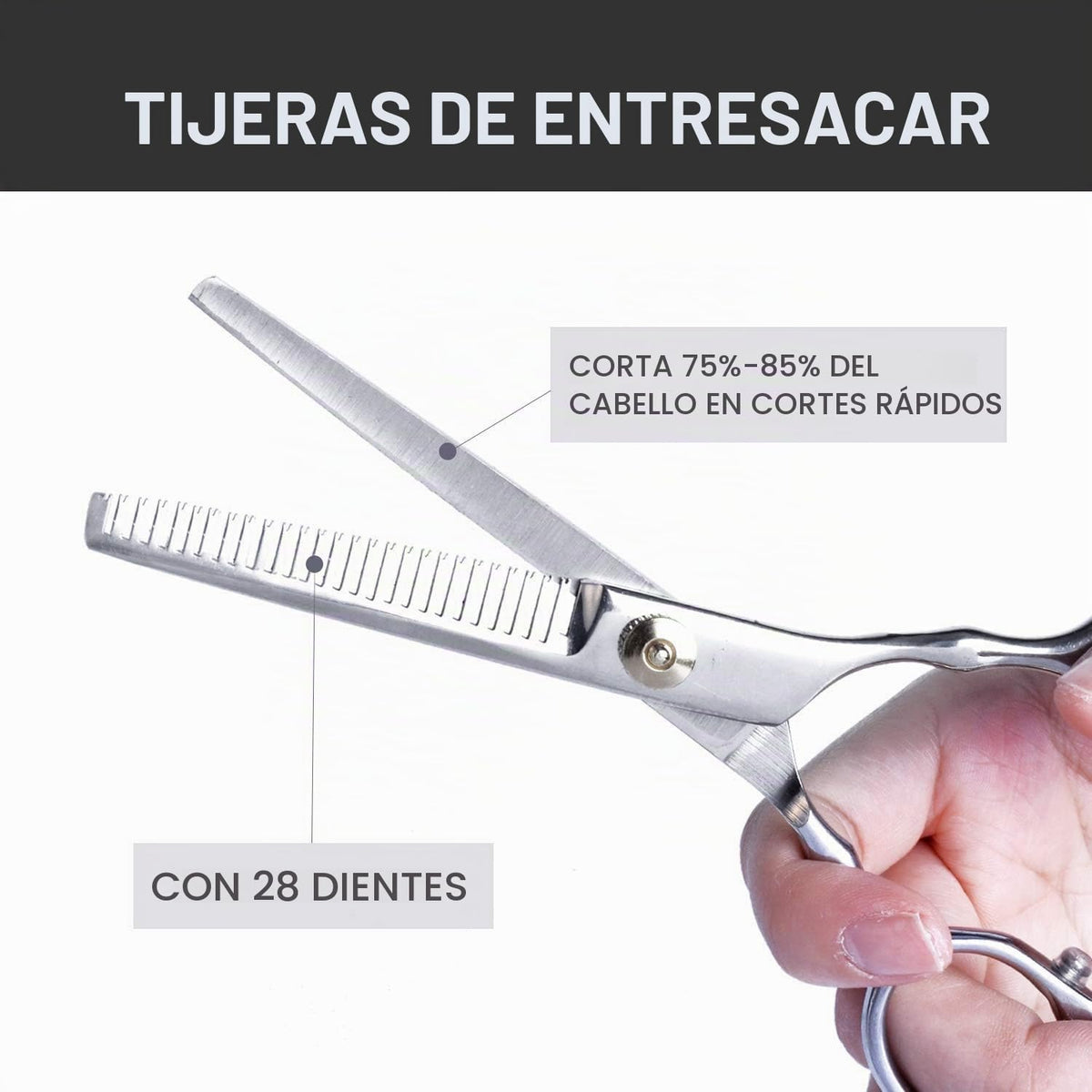 Tijeras para Cabello Tijeras para Cortar Cabello Acero Inoxidable 6