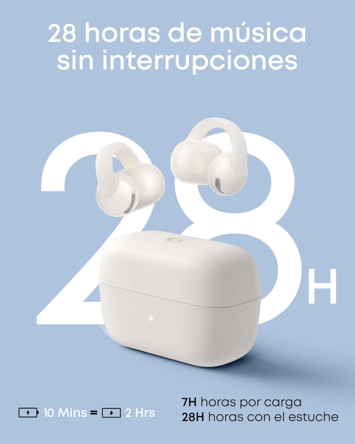 Audífonos de Oído Abierto Soundcore by Anker Negro Hi-Res LDAC