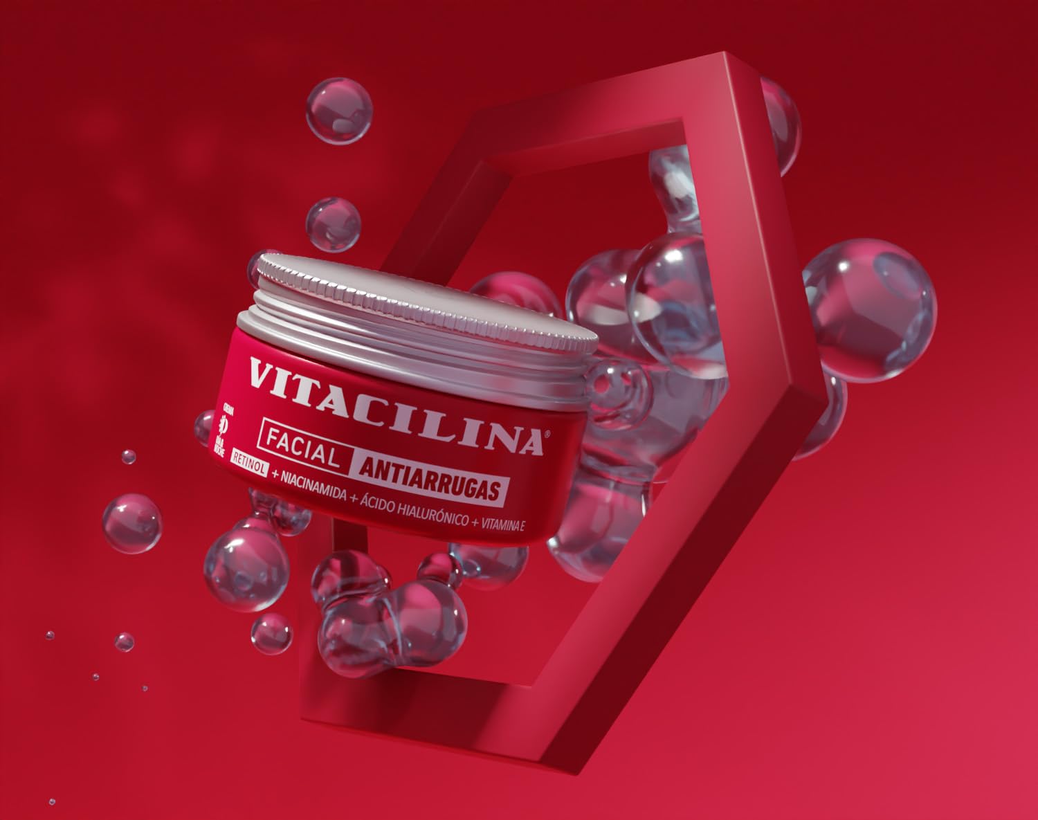 Pack Cuidado Facial Vitacilina Humectante Aclaradora Antiarrugas
