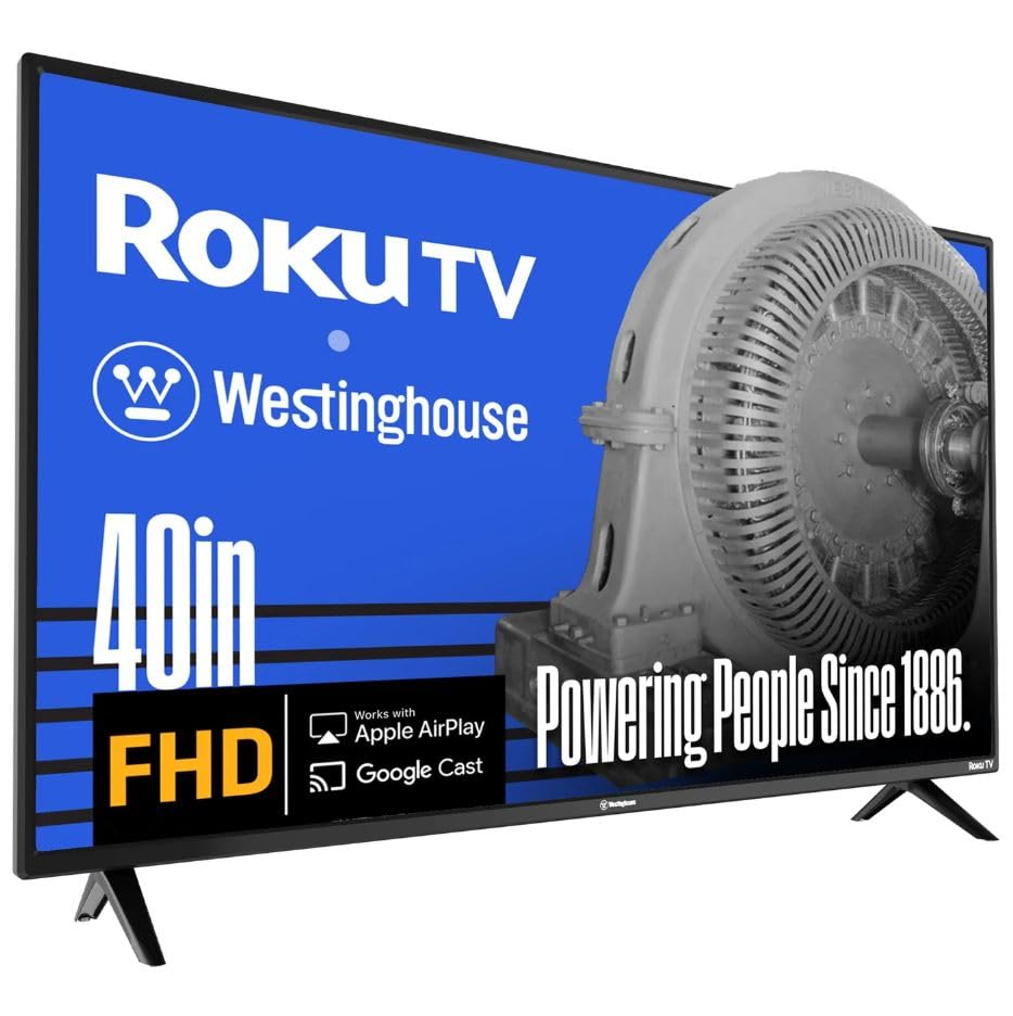 Westinghouse Televisor Inteligente Roku Full HD 1080p de 40″ Pulgadas con Wi-Fi Compatible con Amazon Alexa, Google Assistant y Apple HomeKit. - WR40FE2520