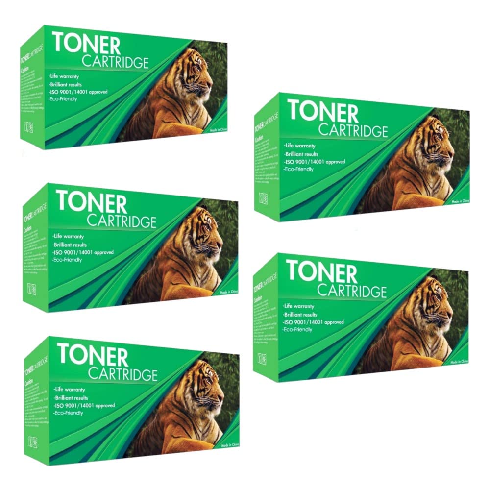 Pack de 5 Cartuchos Tóner Genérico EL Tigre Negro 78A CE278A