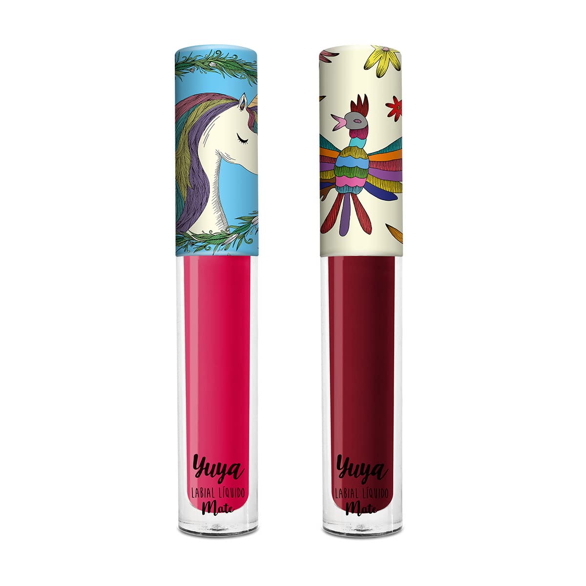 Yuya - Republic Cosmetics Set de 2 Labiales Líquidos "Me Quiero", Color Rosa Bebé