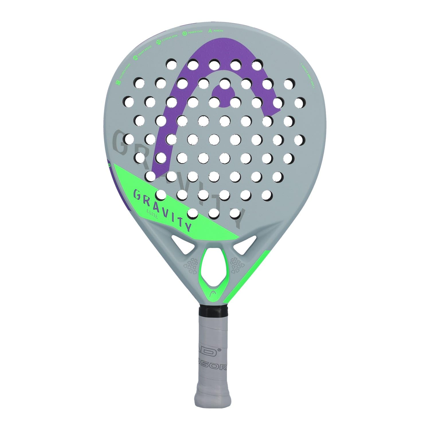 HEAD 228182 Raqueta de Tenis Gravity Elite 2022, Gris, 4 1/4