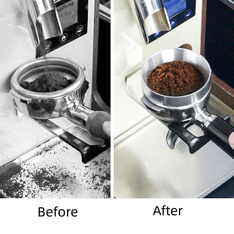 Embudo Dosificador Café Aluminio Magnético para el Hogar o Cafetería