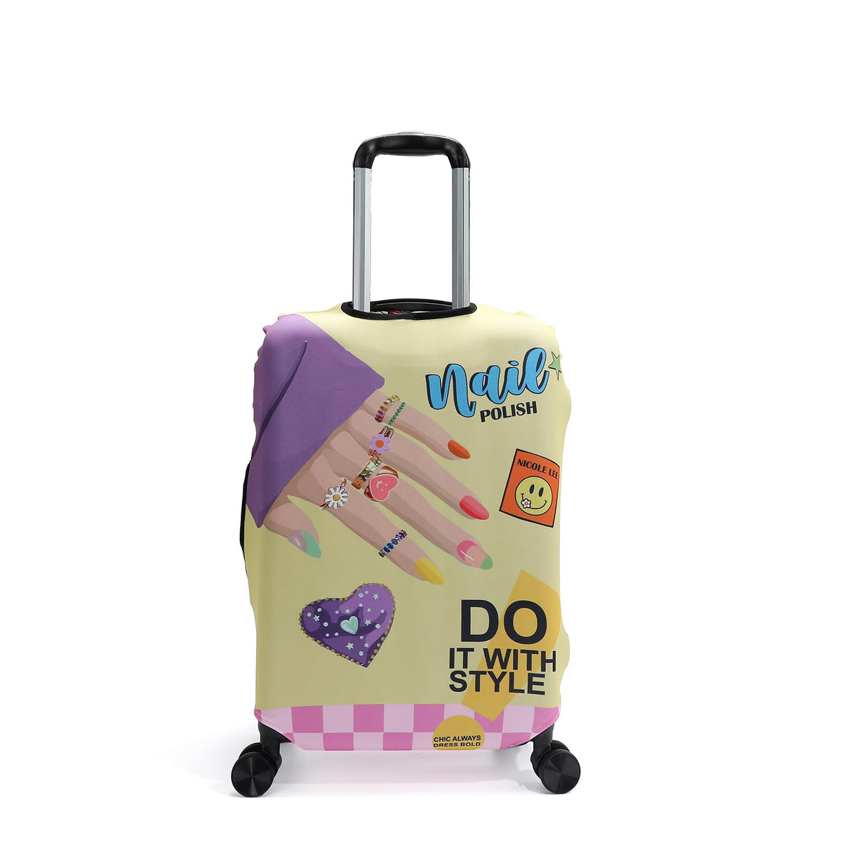 Funda para Maletas de Nicole Lee Print Nail Polish SS25