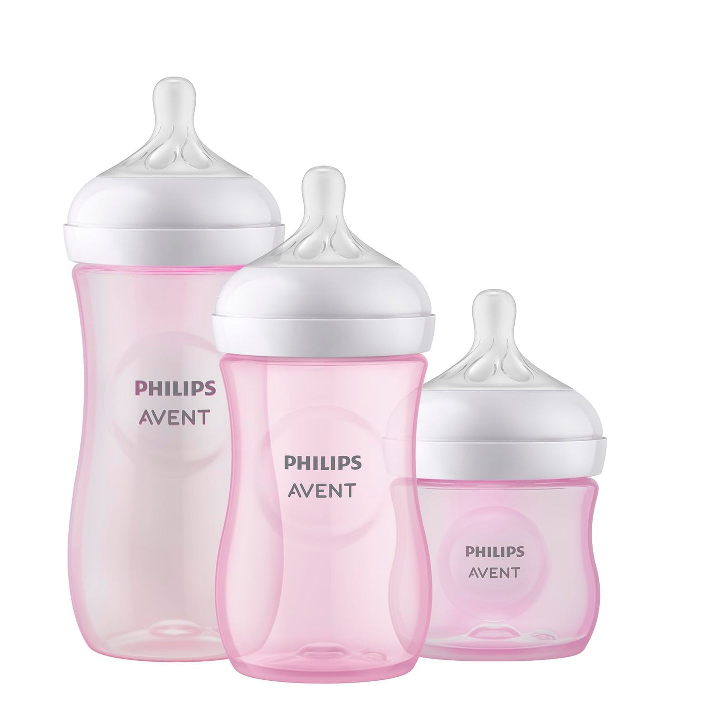Set de Biberones Philips Avent Rosa Natural Response