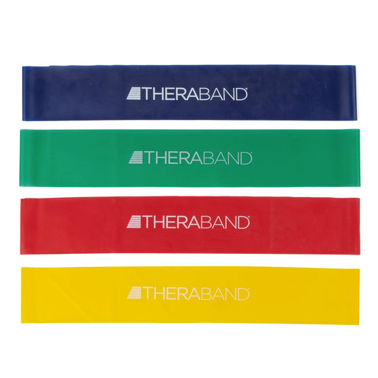 Juego de Bandas de Resistencia THERABAND Multicolor para Ejercicios de Piernas y Glúteos