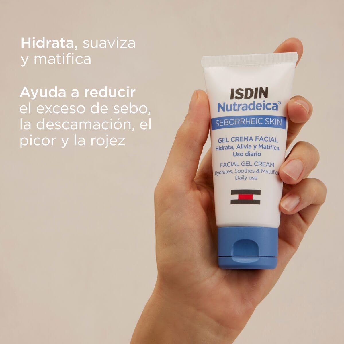 ISDIN Nutradeica Gel-Crema Facial Piel Seborreica | Control Exceso Sebo