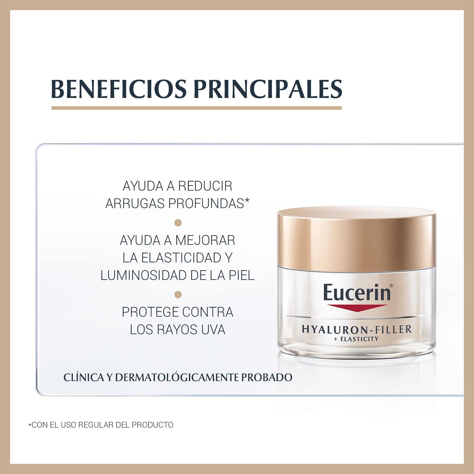 Eucerin Hyalluron Filler Crema de día FPS 50ml + Hyaluron Filler Elasticity Contorno de Ojos FPS 15
