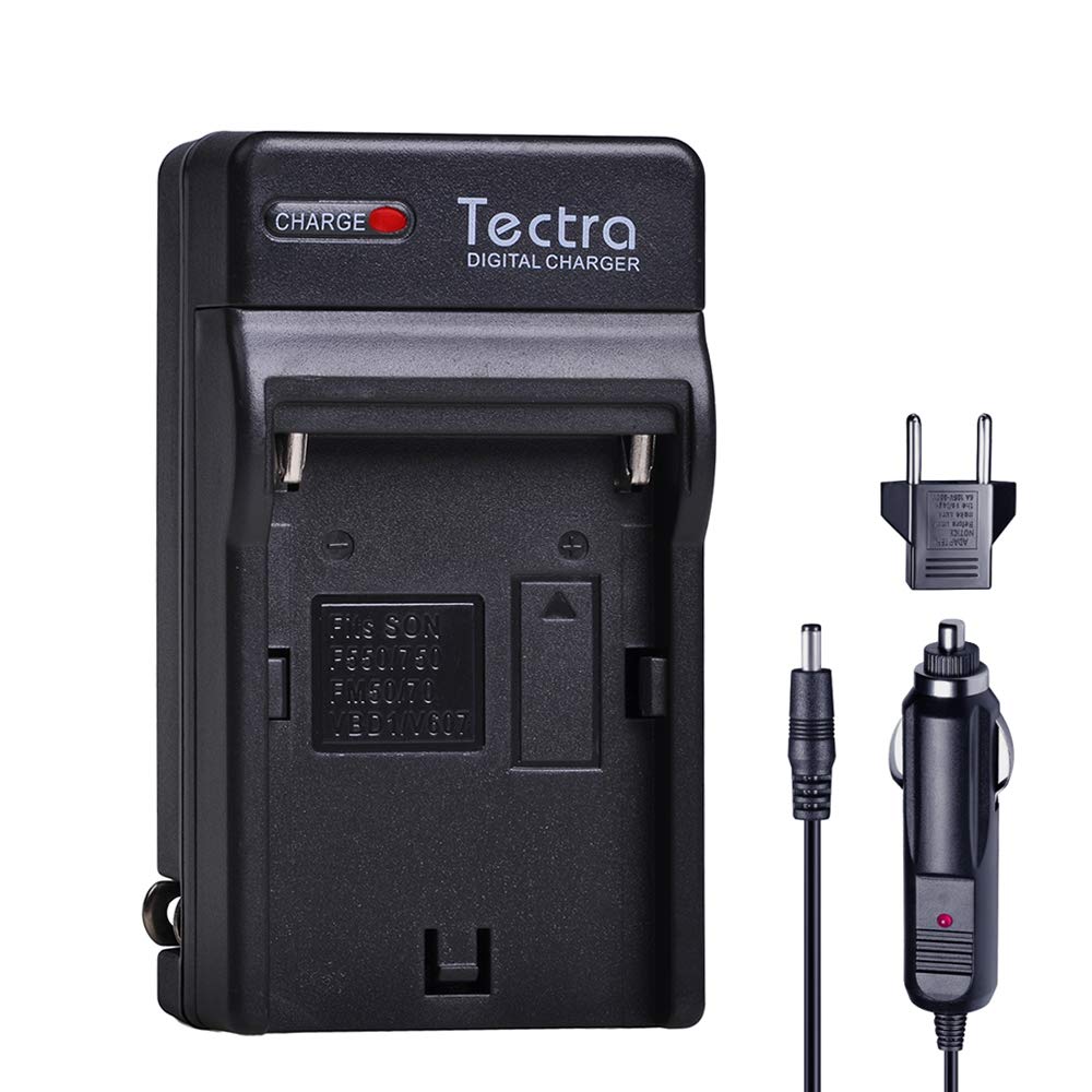 Batería y Cargador Tectra Sony TRV para Cámara (2 Unidades)