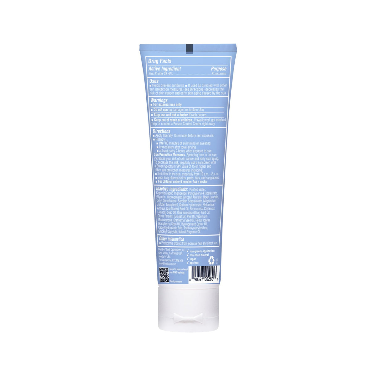 Protector Solar Thinksport SPF 50 Plus 3 Onzas