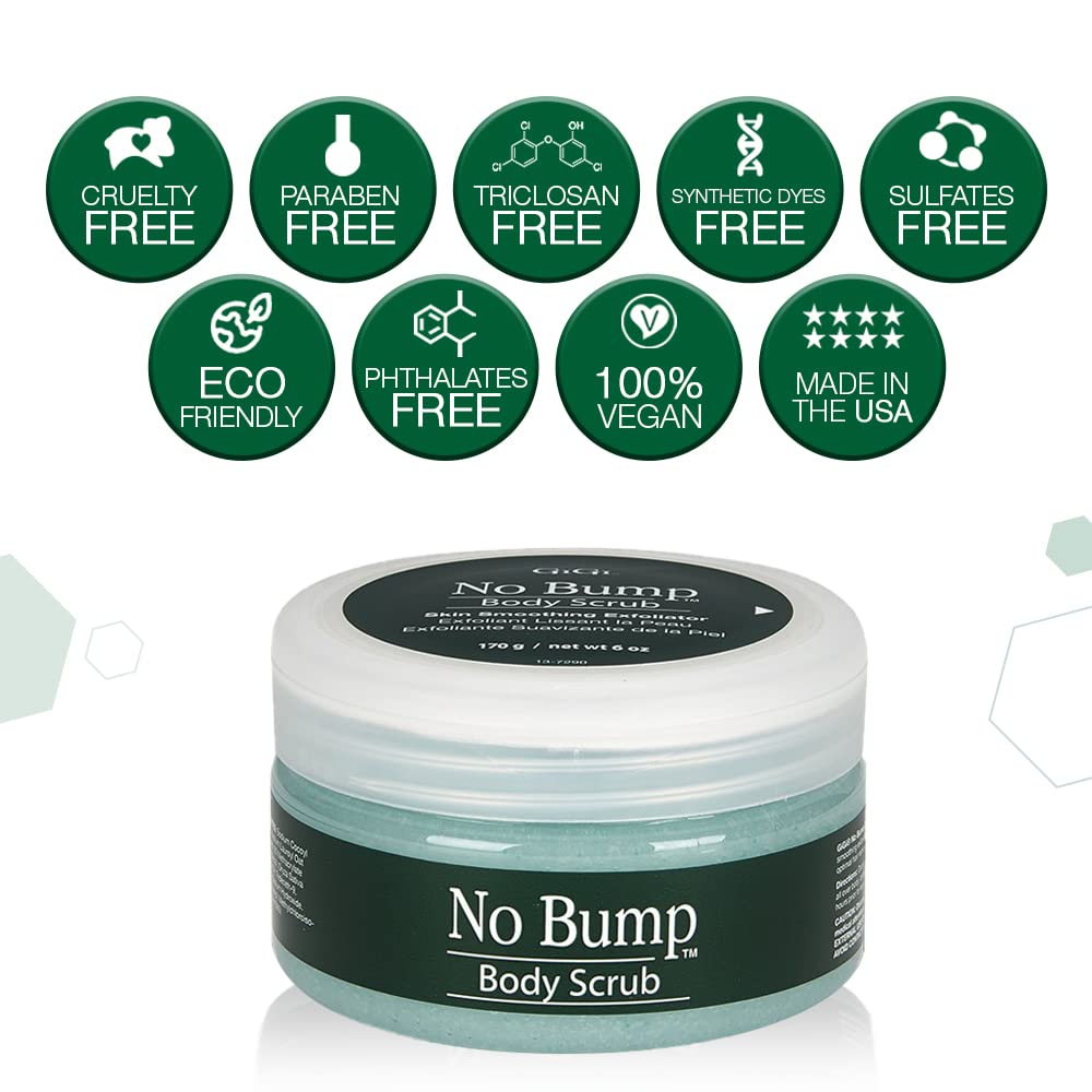 GiGi No Bump Body Scrub, 6oz
