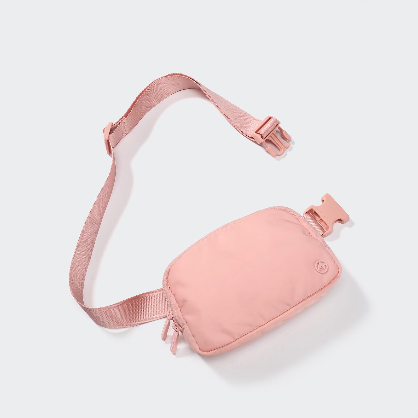 Riñonera Pander Rosa Mono de Nailon con Doble Cierre