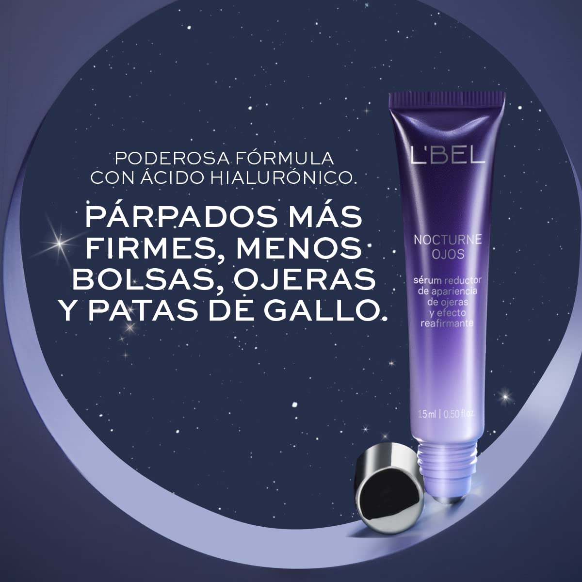 L’BEL- Kit Demaquillador Bifásico 125ml + Nocturne Ojos con Ácido Hialurónico 15g