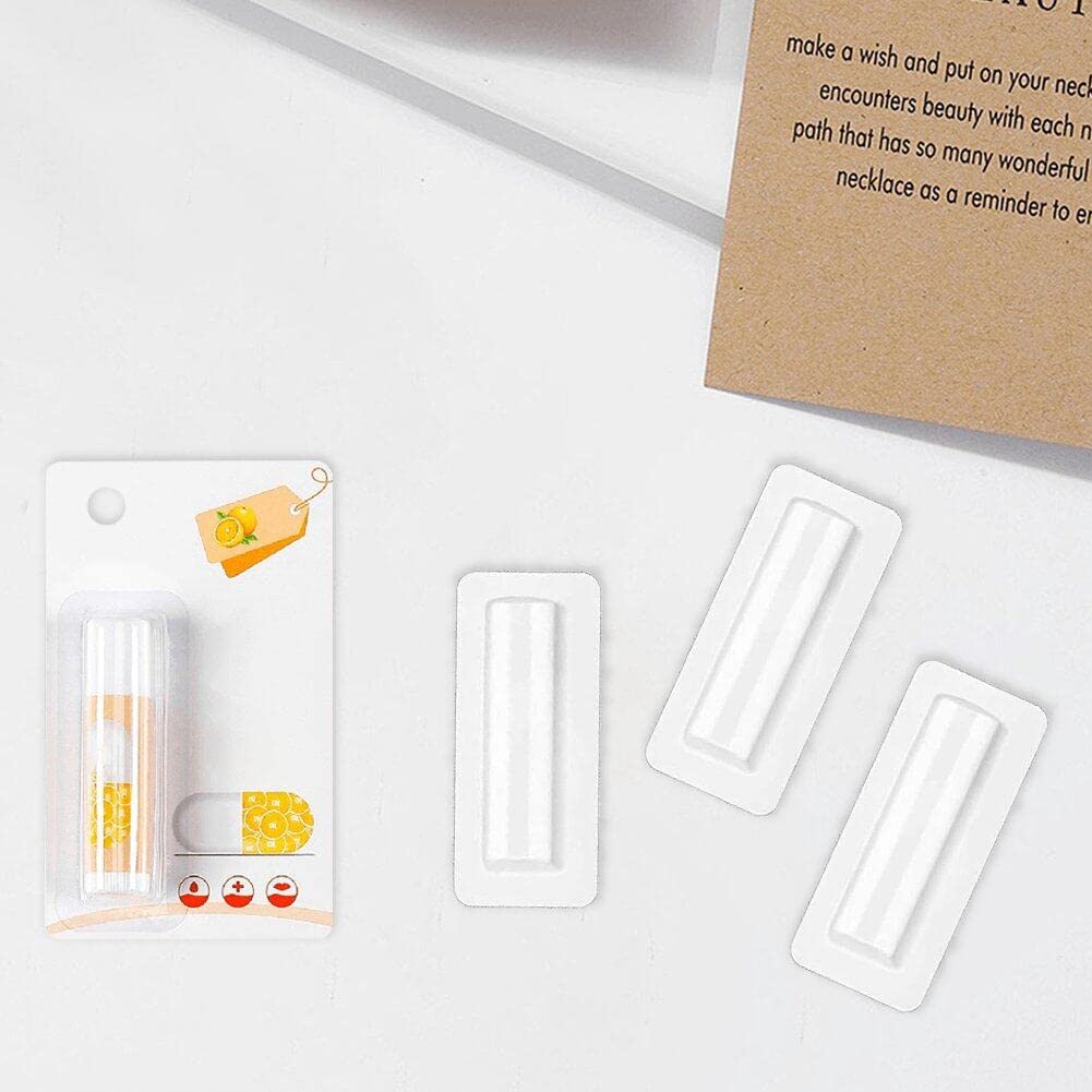 Bálsamos Labiales Impermeables de Plástico Transparente Pack de 50