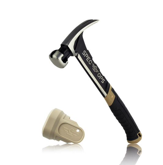 Martillo de Clavo Spec Ops SPEC-M20SF-S Negro Marrón con Agarre Absorbente de Golpes