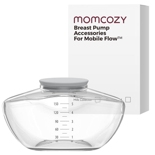 Momcozy Accesorios de Repuesto Originales para Flujo Móvil Mejorado | M9 Mejorado, Piezas de Lactancia M9 Mejorado Original, Contenedor, 1 Paquete