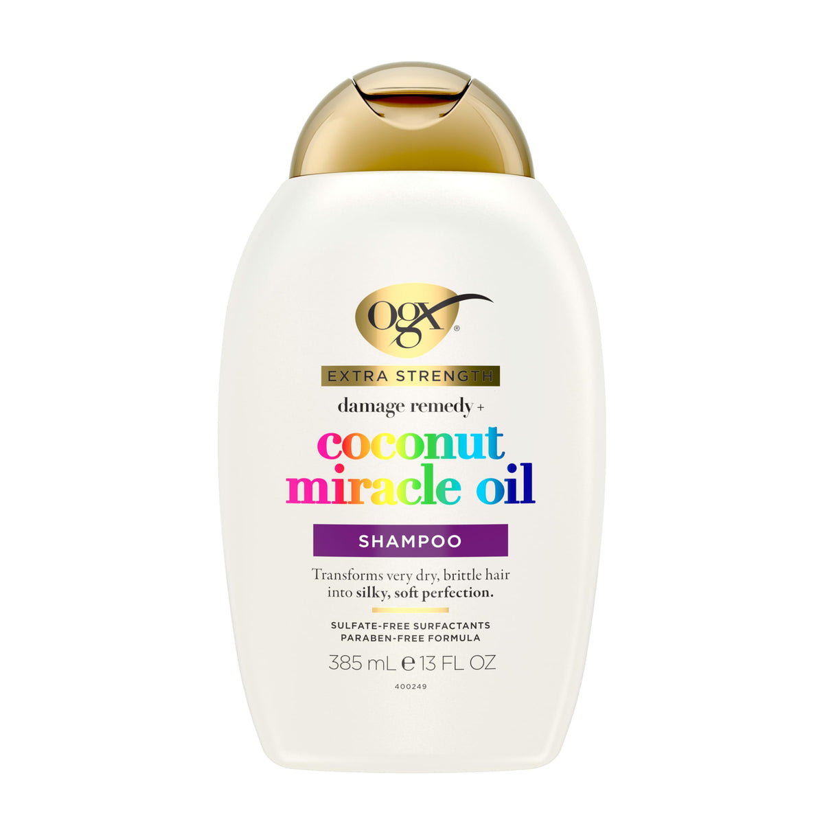 OGX, Shampoo Reparador de Aceite de Coco, 385 ml