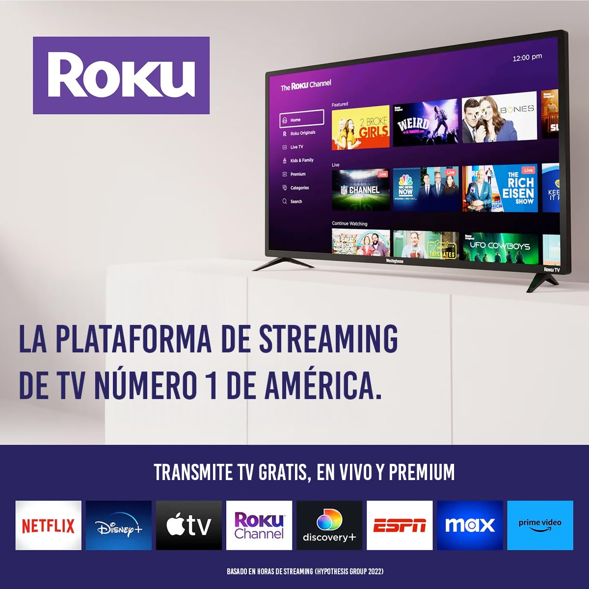 Smart TV 4K Ultra HD Westinghouse LED 32 Pulgadas Roku Reacondicionado