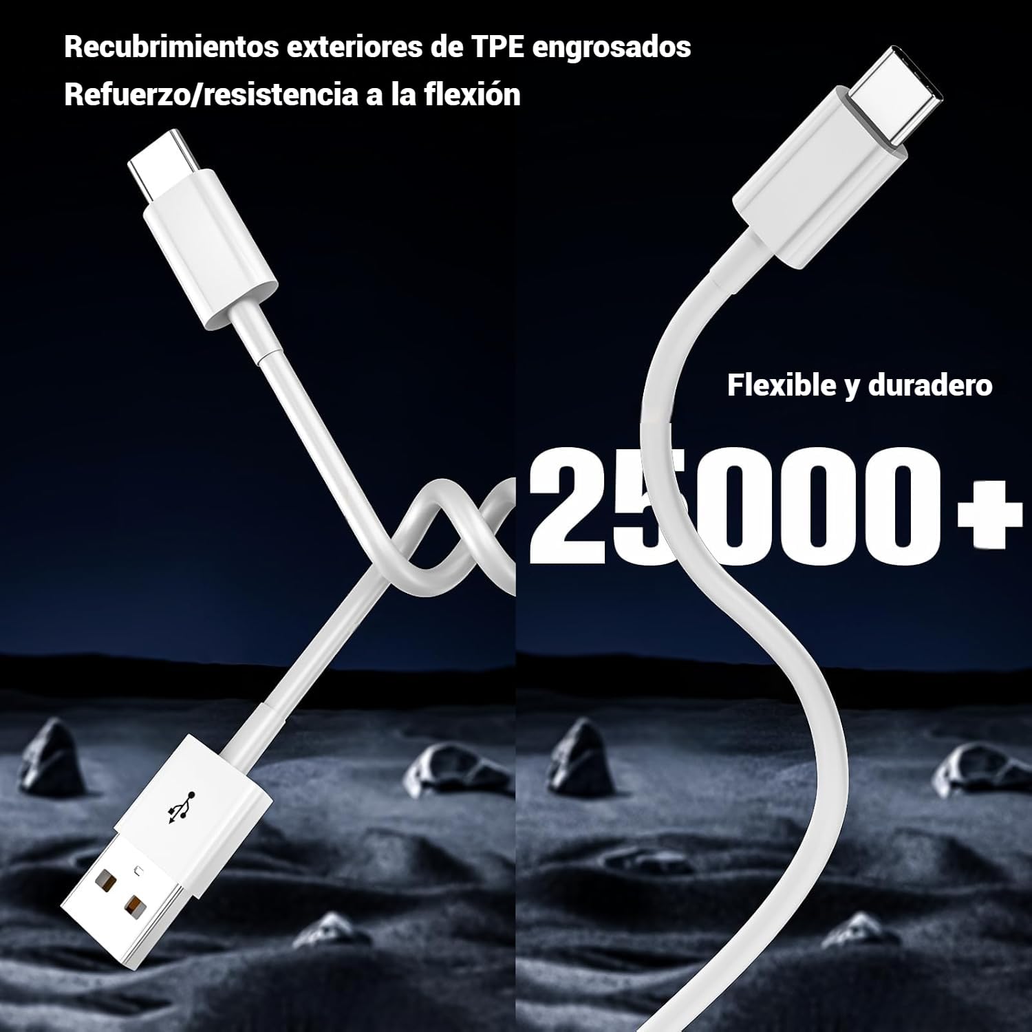 Cable USB C para Carga Rápida CarPlay - Compatible con iPhone 16/15 Plus/Pro/Pro Max, USB A a USB C, iPad USB C 10ª Generación/Air, Cable de Cargador de Coche de 3 Pies para Carga Estable y Rápida